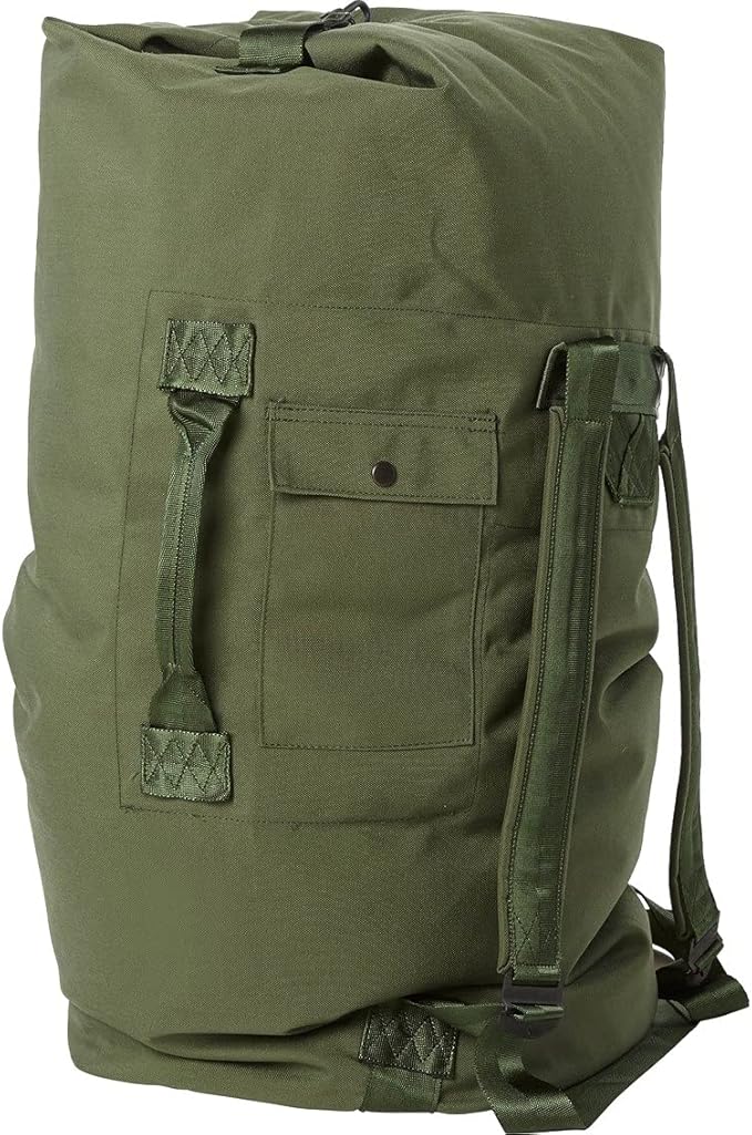 Military Olive Drab 2 Strap Duffle Bag Military Olive Drab 2 Strap Duffle Bag