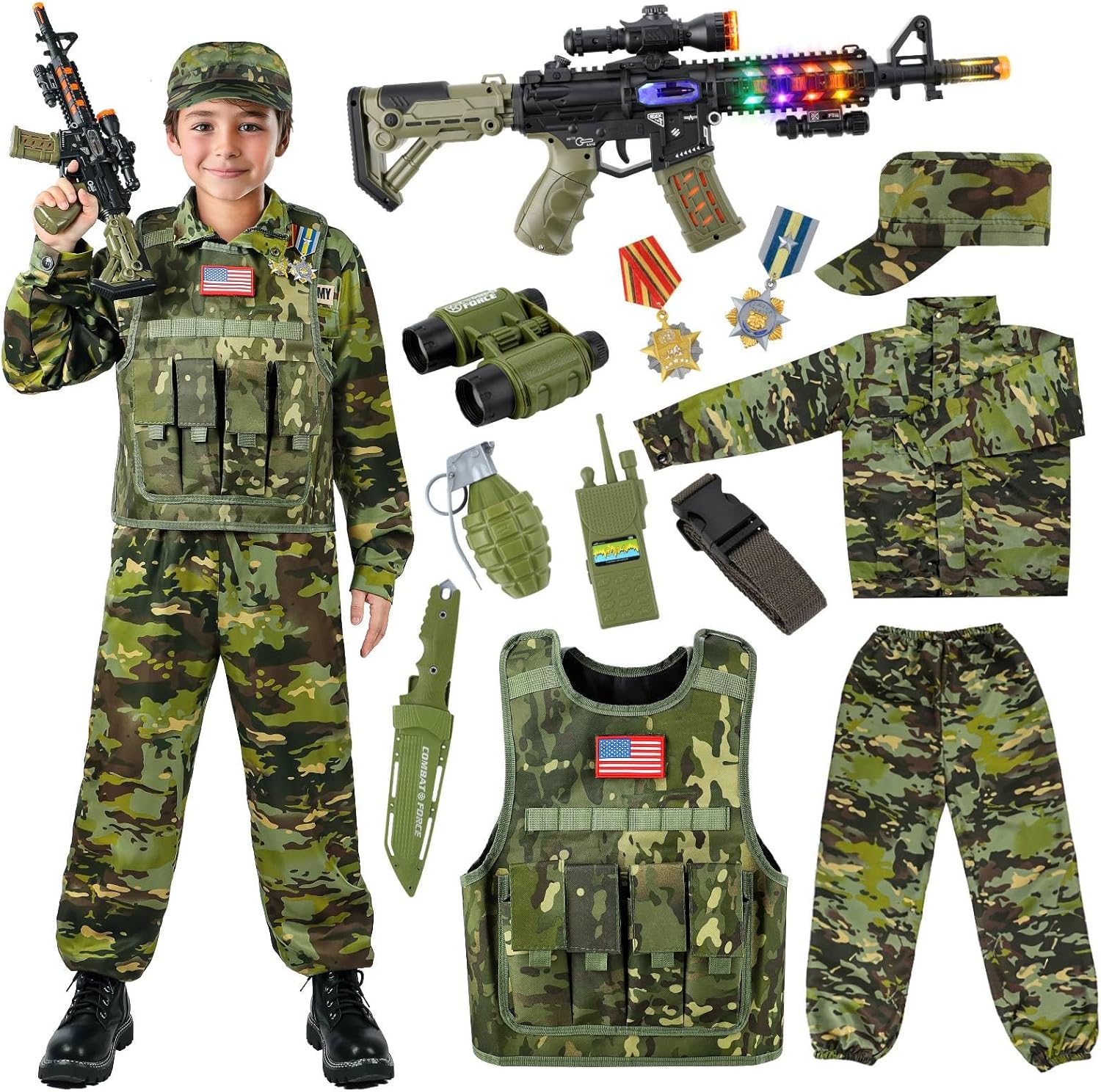 Kids Army Costume for Boys Kids Army Costume for Boys