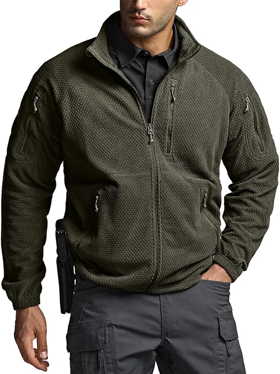 CQR Men's Full-Zip Tactical Jacket CQR Men's Full-Zip Tactical Jacket